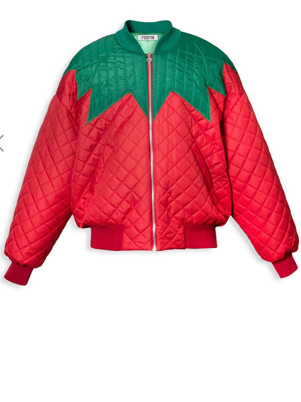 Musmin Strawberry Bomber Jacket